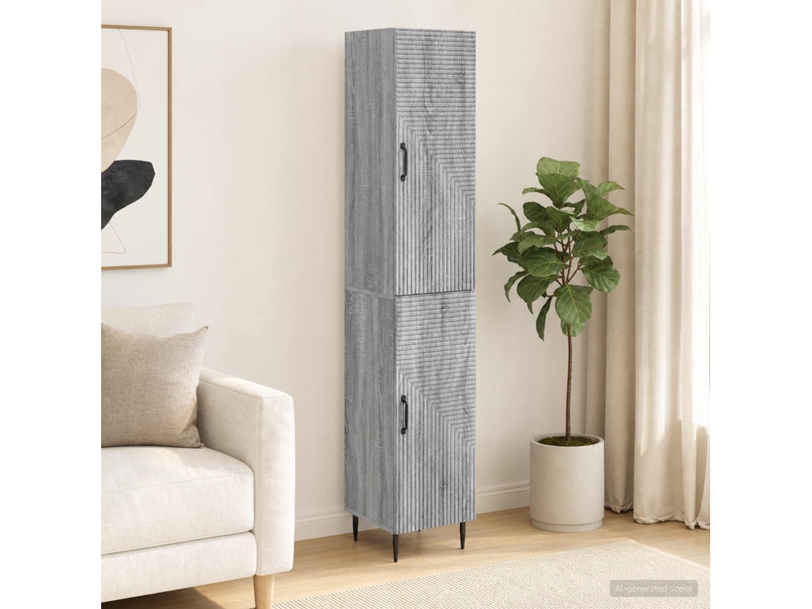 Vidaxl Conjunto De Gabinete 2 Unid. Sonoma Cinzento