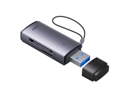 Leitor de Cartão Adaptador Lite Series Sd/tf Usb Cinza AQUAFORGE