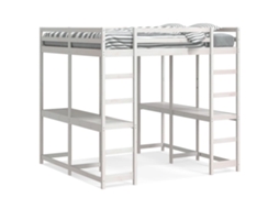 Loft Bed, Loft Beds Vidaxl Branco Madeira De Pinho (160 X 200 Cm)