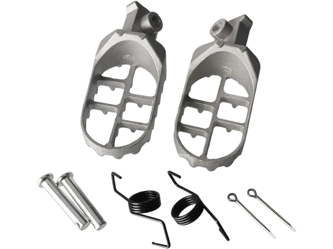 Apoios para os Pés de Motocicleta Crf Xr 50 70 Pedaleiras Textura Antiderrapante Superfície Pedal Aumenta