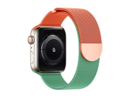 Pulseira De Substituição Panoona Para Apple Watch 44mm/45mm/46mm/49mm/42mm (séries 3, 2 E 1) Laranja Esverdeado
