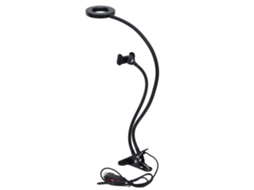 Lurelia Anel De Luz Led Usb, Com Suporte Para Telemóvel, 3 Modos De Luz