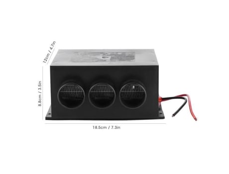 12V 600W Carro Aquecedor 3 Furos Descongelador de Pára-Brisa Portátil Remoção de Neblina MXZZAND