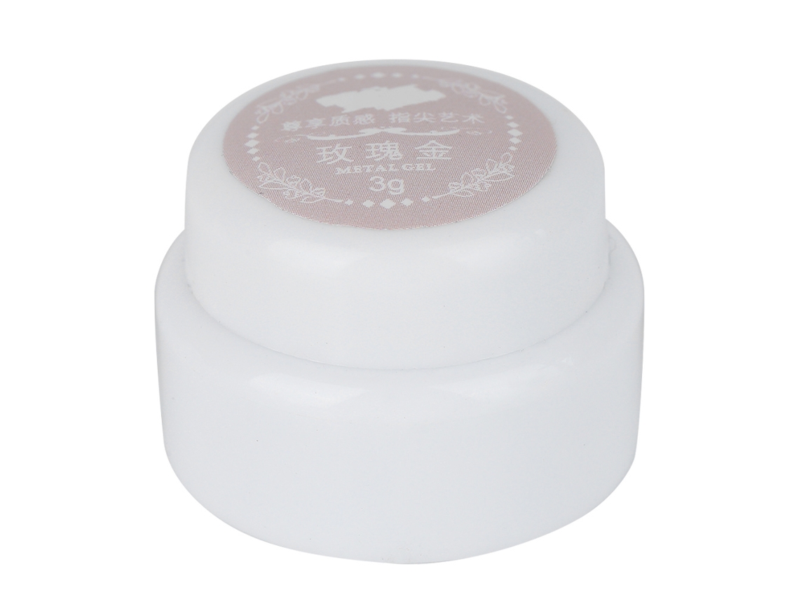 Gel De Pintura Para Unhas Artística De Metal Nova Cor 3g Esmalte De Unhas Diy Rose Gold