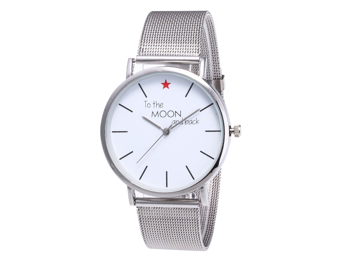 Reloj De Pulsera Analógico De Cuarzo Con Correa De Acero Zhoulianfa (plata)