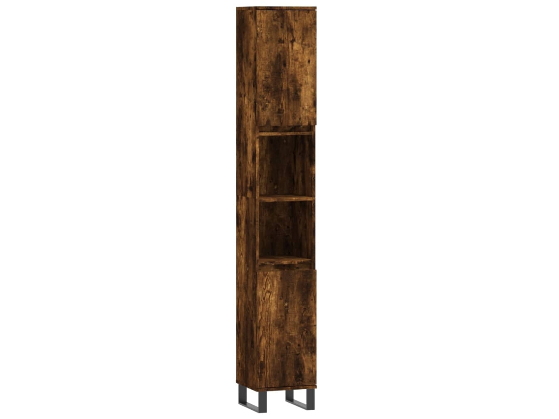 Bathroom Cabinet, Bathroom Cabinets Vidaxl Marrom Madeira Processada (n/a)