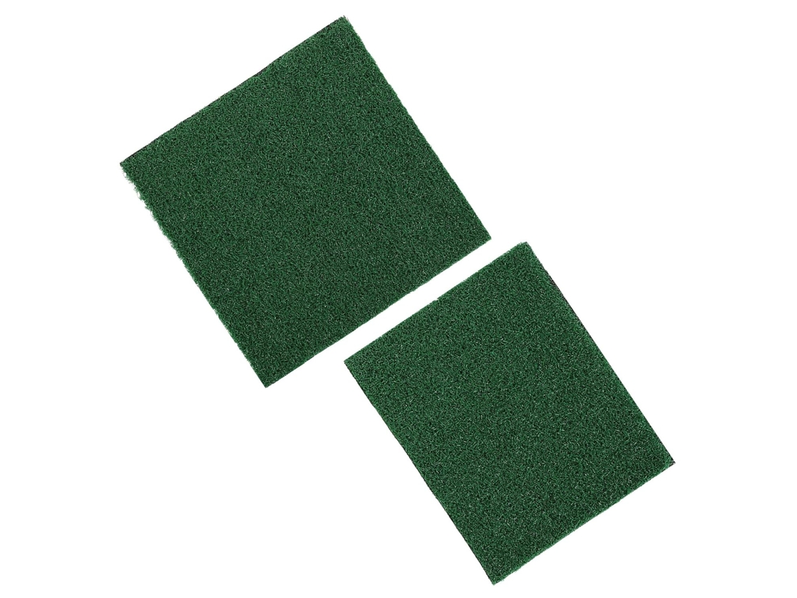 Conjunto De 2 Tapetes De Grama Laváveis E Reutilizáveis Para Ninhos De Galinhas.