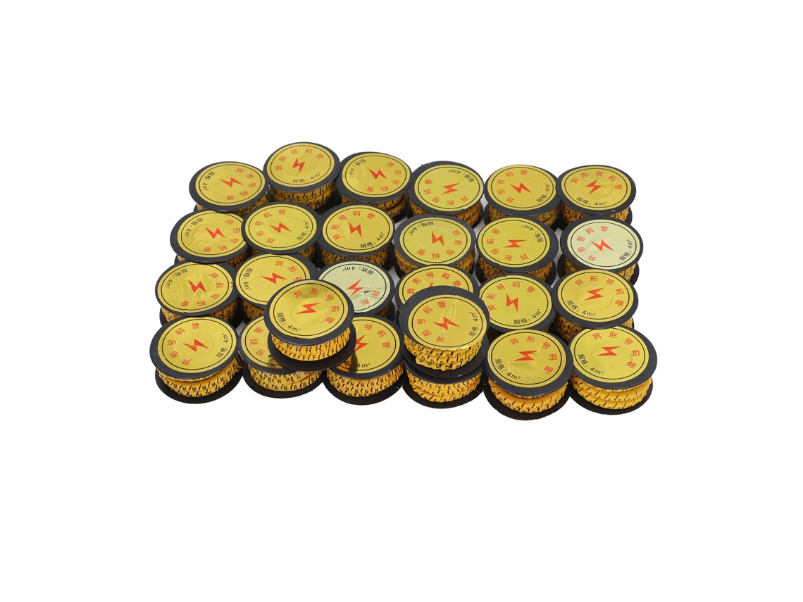 Marcador De Cabo Tubular (com Codificação Alfanumérica, Pvc)