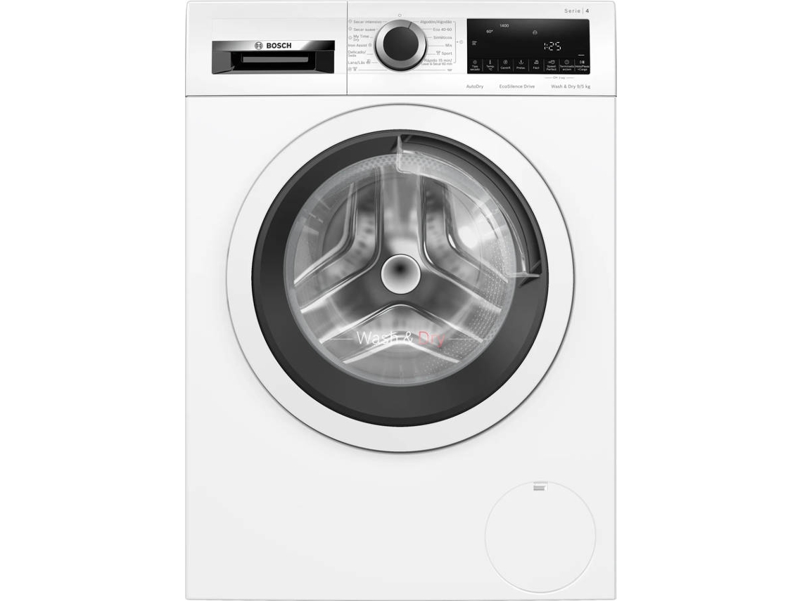 Máquina de Lavar e Secar Roupa BOSCH WNA13401ES (5/9 kg - 1400 rpm - Branco)