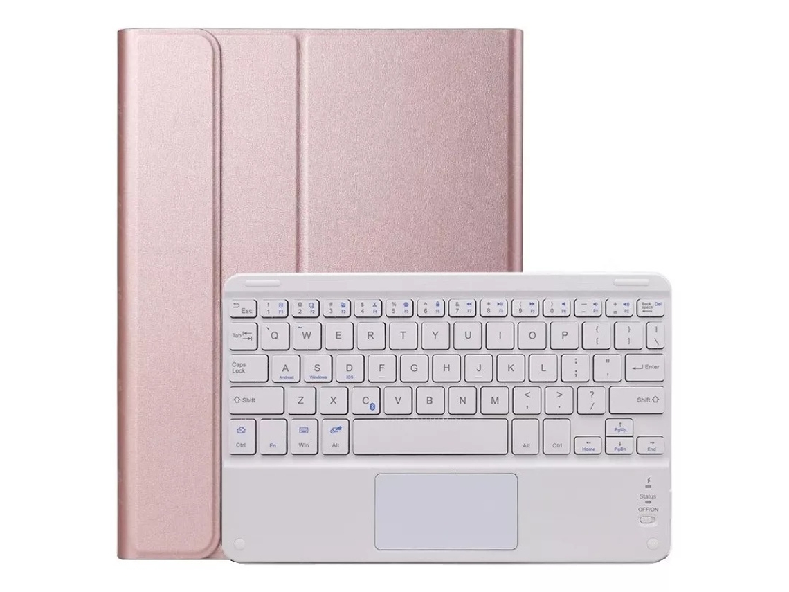 Lurelia Capa Com Teclado Bluetooth Para Ipad Mini 3 Com Suporte Para Caneta