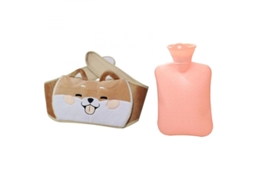 2026 kit de Garrafa de Água Quente com Cinto de Shiba Inu para Aliviar Dores e Calor