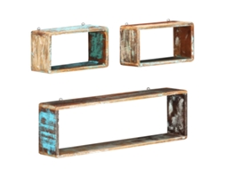 Wall Cube Shelf, Wall Cube Shelves Vidaxl Marrom Madeira (n/a)