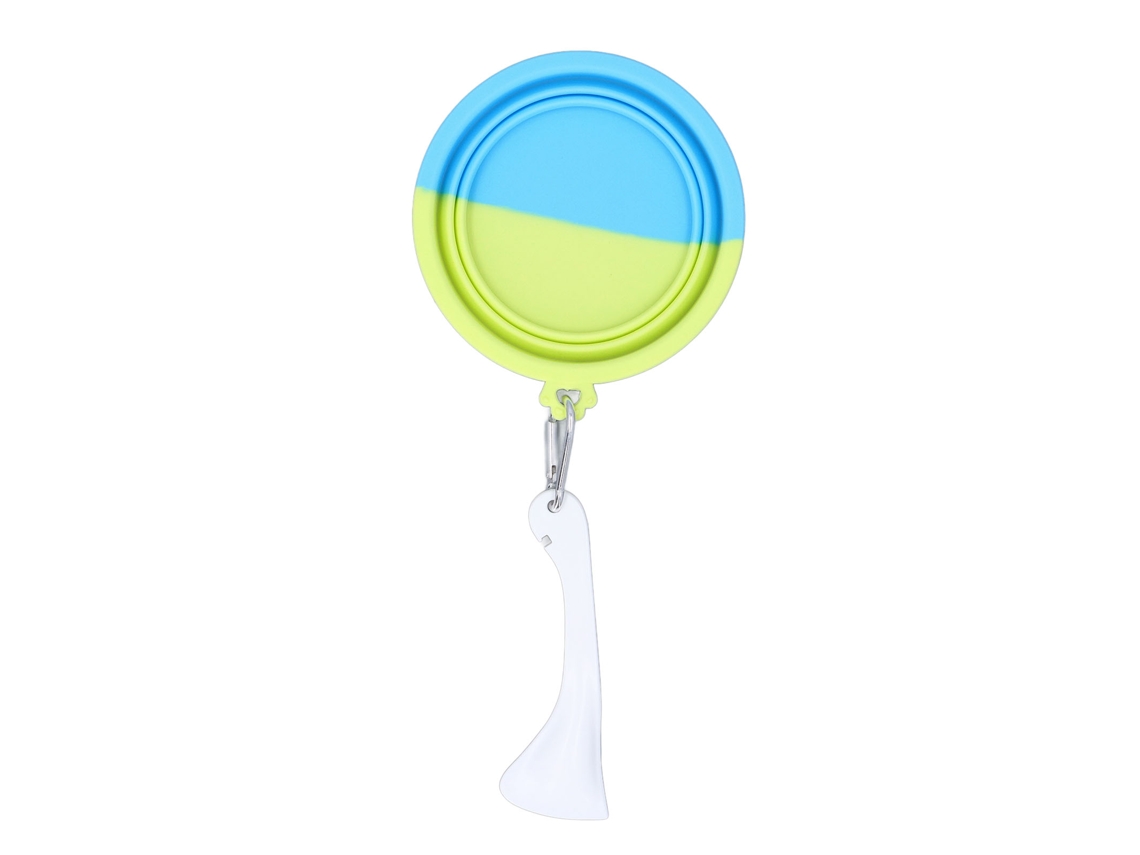 Bacia De Silicone Para Cães Plegável Portátil 380ml Para Viagem Camping Passeio Ao Ar Livre