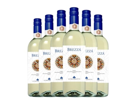 Vinho branco LUNGAROTTI Brezza Bianco Umbria (0.75 L - 6 Unidades)