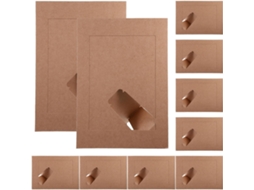 Conjunto 10 Molduras Decorativas Papel Fotos Retrô Exibir Imagens GOKOCO