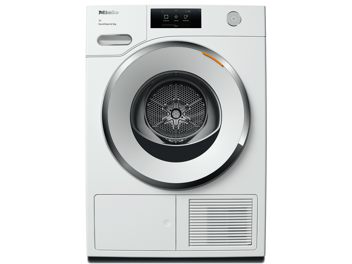Máquina de Secar Roupa MIELE TWR780WP Eco&Steam (9 kg - Bomba de Calor - Branco)