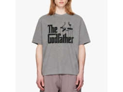 Rockinstone Godfather Don Corleone Heather Graphite Adult T-shirt Size:l