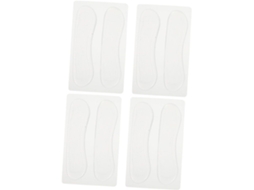 Adesivos De Gel Branco Resistentes Ao Desgaste Para Calcanhar, 4 Pares De Protetores Para Evitar Atrito E Bolhas Nos Pés