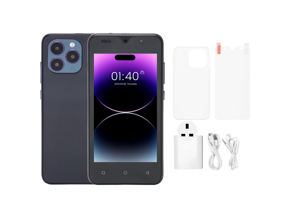 Smartphone LAXISCREED de 5 polegadas com Desbloqueio Facial e Design Ultrafino