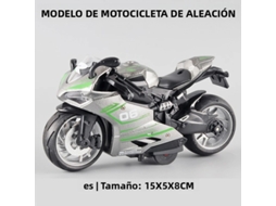Miniatura de Motocicleta em Liga Metálica, Brinquedo de Simulação de Corrida Off road, Presente. MDUG