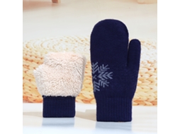 Luvas de inverno unissex com forro polar, isolamento espesso, proteção contra frio, para uso ao ar livre STELASPLEN