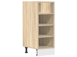 Bottom Cabinet, Bottom Cabinets Vidaxl Marrom Madeira Processada (n/a)