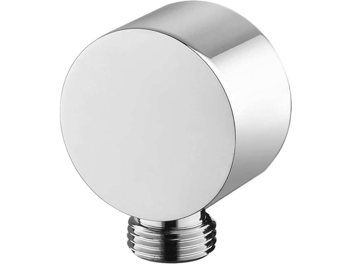 Conexão De Chuveiro De 1/2" Em Ângulo, Válvula Angular De Parede Em Latão Cromado, Fácil Instalação, Resistente À Corrosão