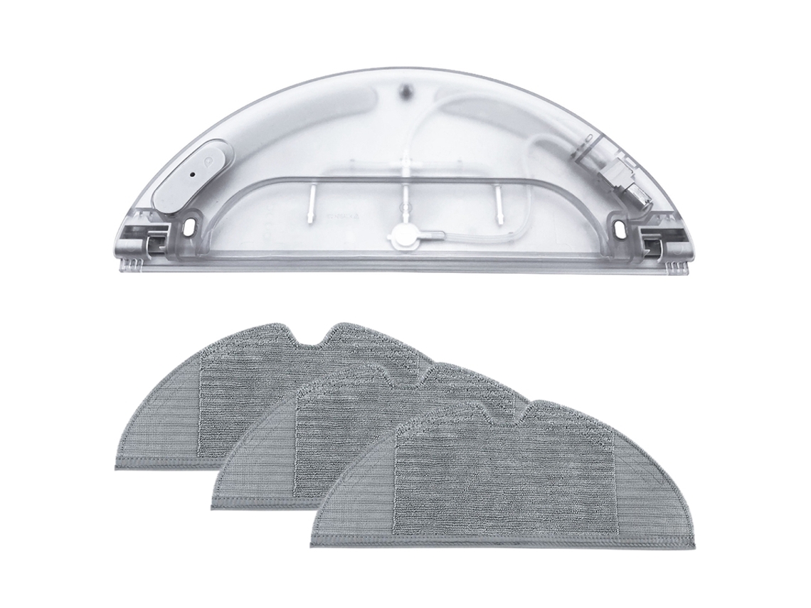 Para mijia 1c stytj01zhm robô aspirador de pó tanque água pano limpeza controle elétrico tanque água toalhetes conjunto