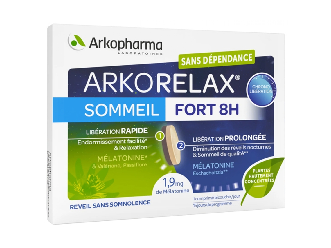 Arkorelax Sono Forte 8H 15 Comprimidos ARKOPHARMA