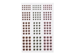 Olhos de Peixe Artificial 3d 183pcs para Iscas de Pesca