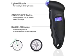 Compressor De Ar Portátil Para Carro, 12v, 150 Psi, Com Visor Lcd E Luzes., Informações Do Produto Teste Rápido E Preciso