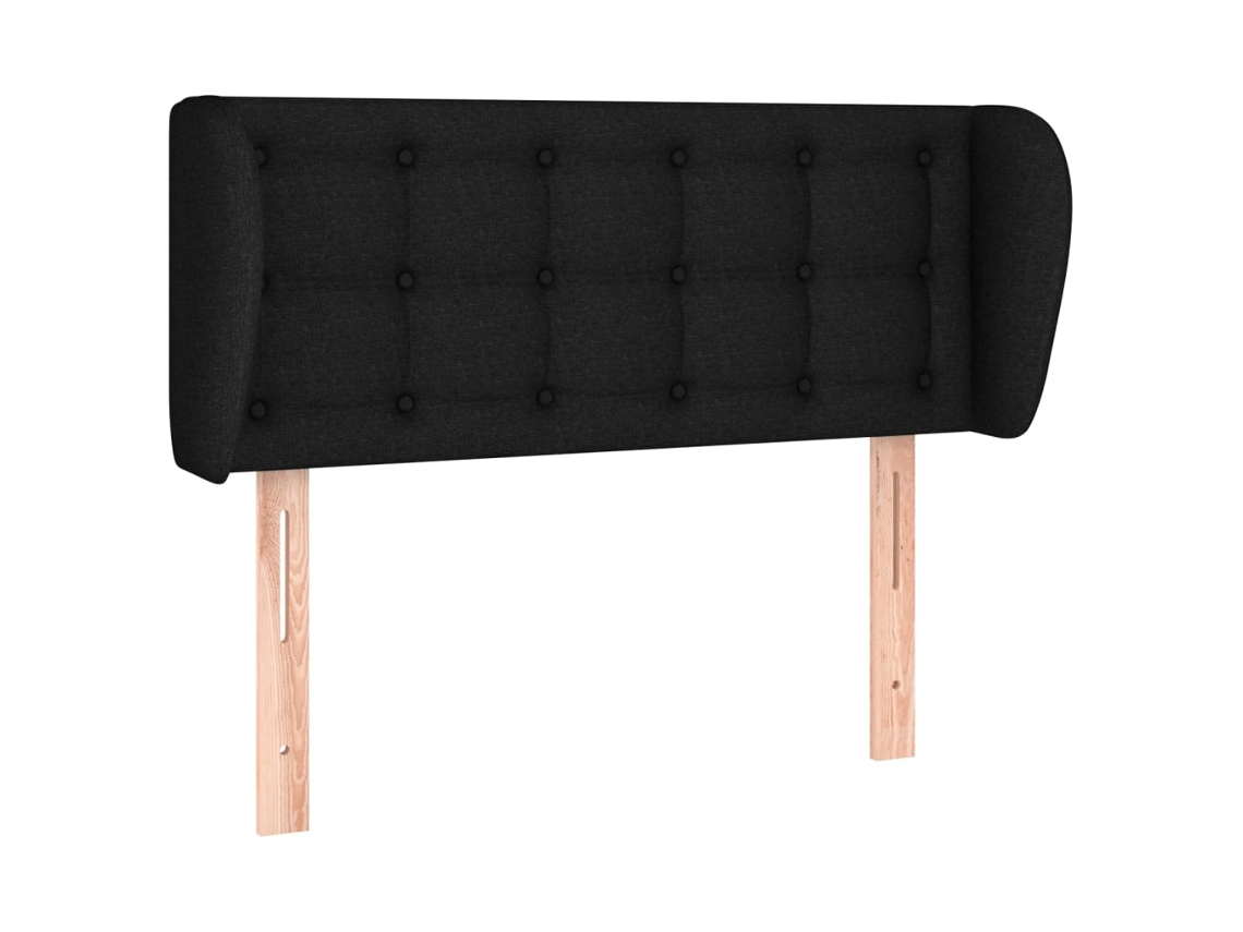 Headboard, Headboards Vidaxl Preto Tecido (103 X 23 X 78/88 Cm)