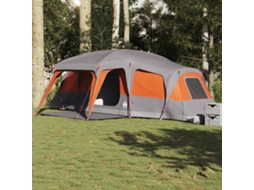 Vidaxl Tenda Familiar Com Varanda Em Cúpula 9 Pessoas Impermeável