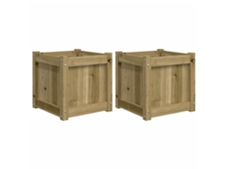 Garden Planter, Garden Planters Vidaxl Marrom Madeira De Pinho Impregnada (n/a)