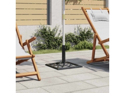 Vidaxl Base Para Guarda-sol Ferro Fundido 44x44x31 Cm Verde