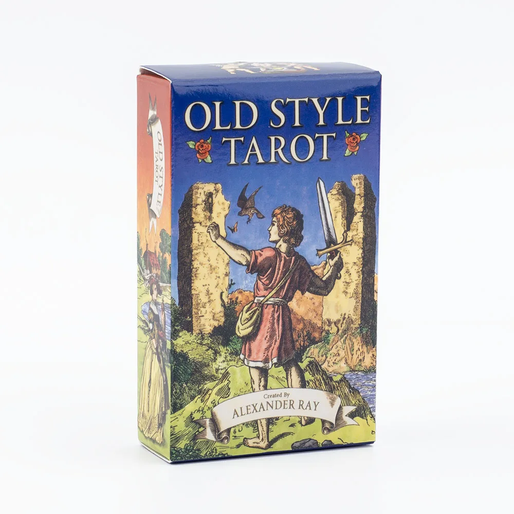 Baralho de Tarô Estilo Antigo com 79 Cartas, Versão em Inglês, Versão para Adivinhação, 10,3 X 6 Cm MDUG