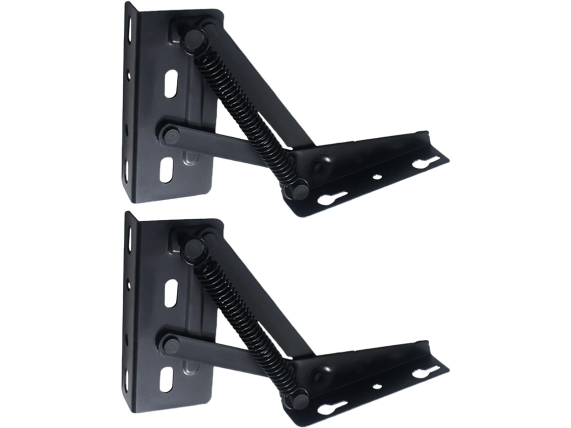 Conjunto De 2 Dobradiças Mola Reforçadas Para Armazenamento Móveis, Portas De Armários, Sofás Cama E Móveis Suporte