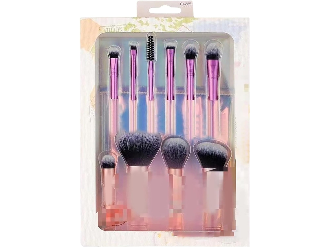 Kit de 10 pincéis de maquiagem SFUSHOS, portátil