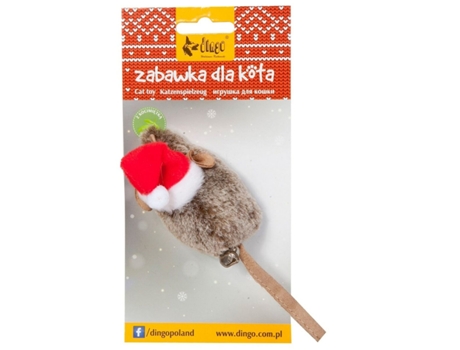 Brinquedo para gatos Dingo 21336 Rato Natal Bronze