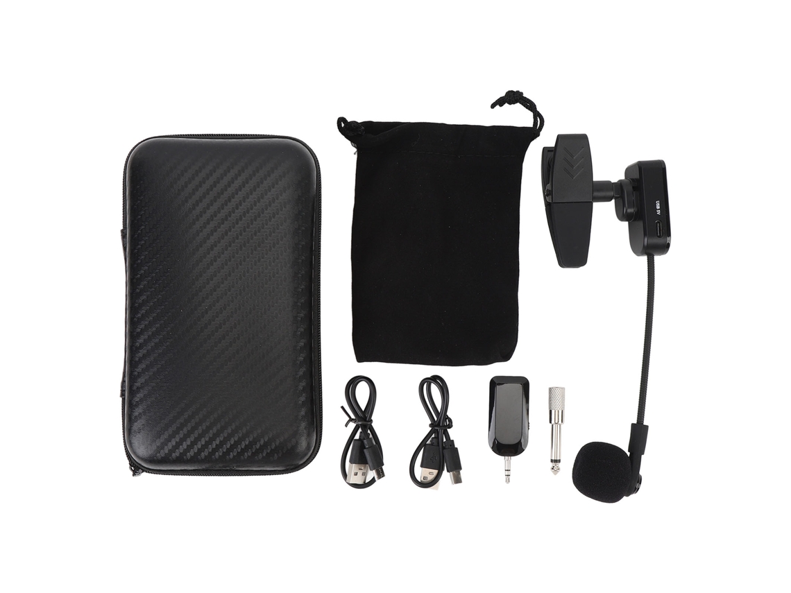 Sistema de Microfone Sem Fio para Saxofone, Clip On, Alta Sensibilidade