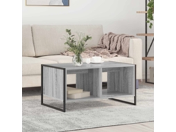 Vidaxl Mesa De Centro Cinza Sonoma 80 X 50 X 40 Cm