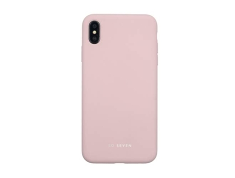 Capa para iPhone XS Max SO SEVEN Rosa .