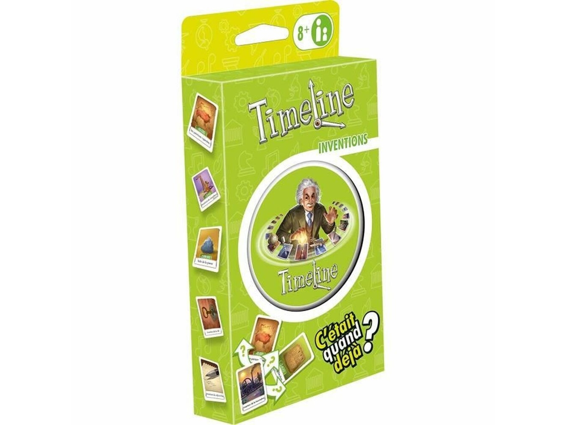 Jogo de Tabuleiro ASMODEE Timeline inventions (Idade Mínima Recomendada: 8 anos)