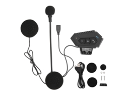 Fones De Ouvido Bluetooth Para Capacete De Moto Com Microfone Redução De Ruído Estéreo Bt12