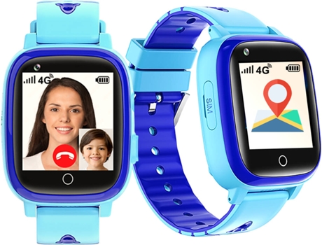 Smartwatch Infantil SPOTYKIDS 4G GPS e Videochamada Azul