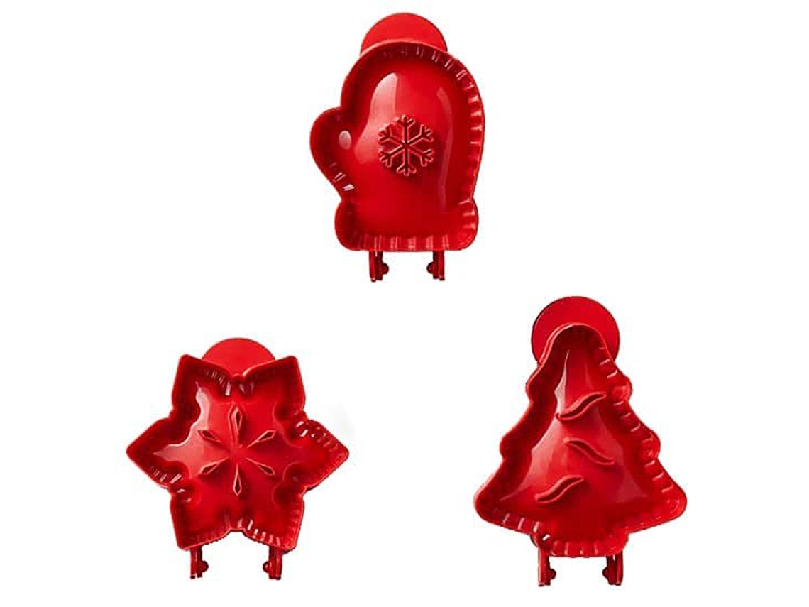 Laxiscreed Conjunto De 3 Cortadores De Biscoitos De Natal Para Decoração Festiva E Criativa