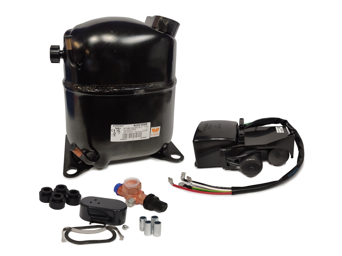 Compressor Embraco Nj2212gk R404a Lbp com Valve para Frigorífico/congelador Cmp426eb