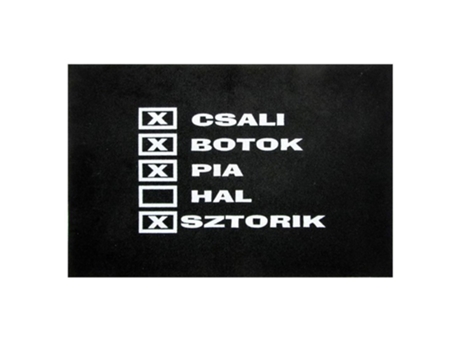 Energoteam Funny Door Mat Preto