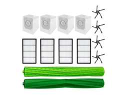 Acessórios de Aspirador S9 9150 / S9+ Plus 9550 Escova lateral principal Saco de filtro