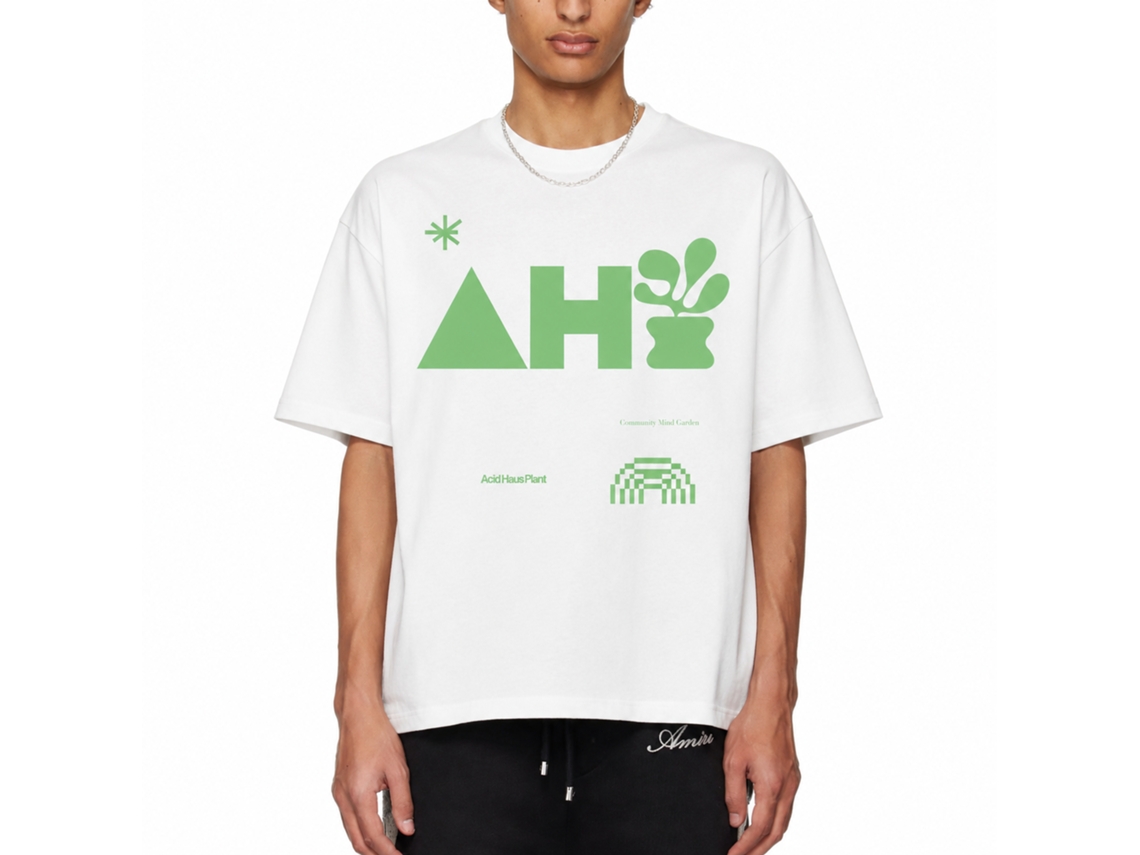 Rockinstone Ahpcmg Acid Haus Plant T-shirt Unique Designer Style
